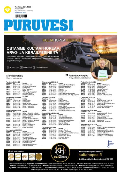Puruvesi-lehti 22.1.2026