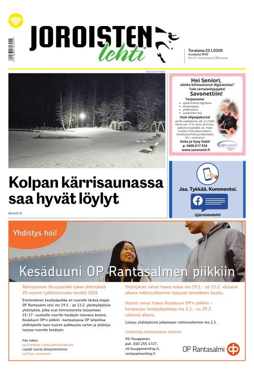 Joroisten Lehti 22.1.2026