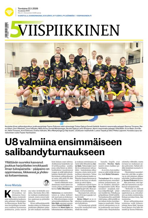 Viispiikkinen 22.1.2026