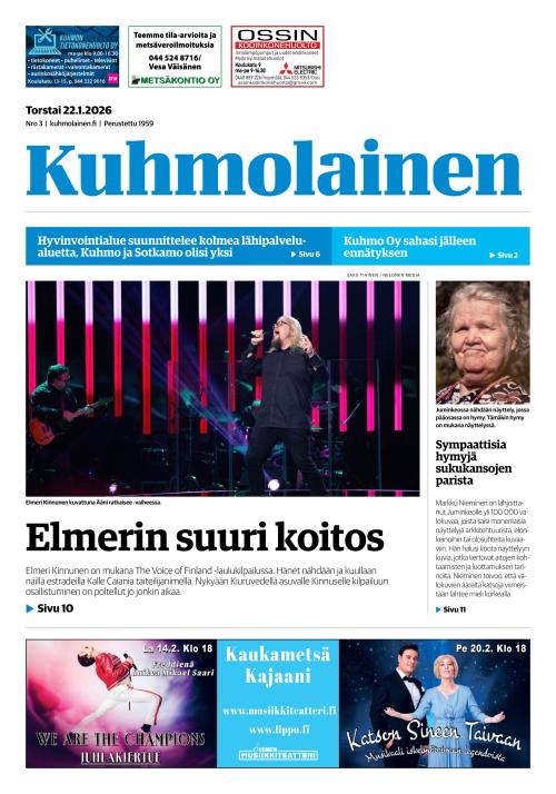 Kuhmolainen 22.1.2026