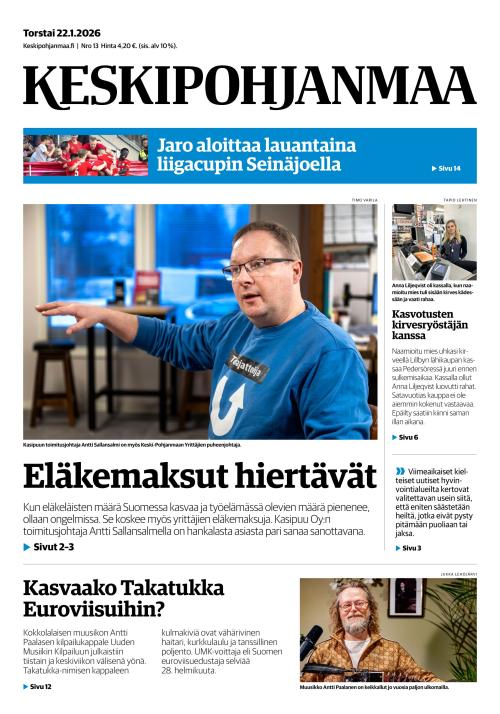 Keskipohjanmaa 22.1.2026