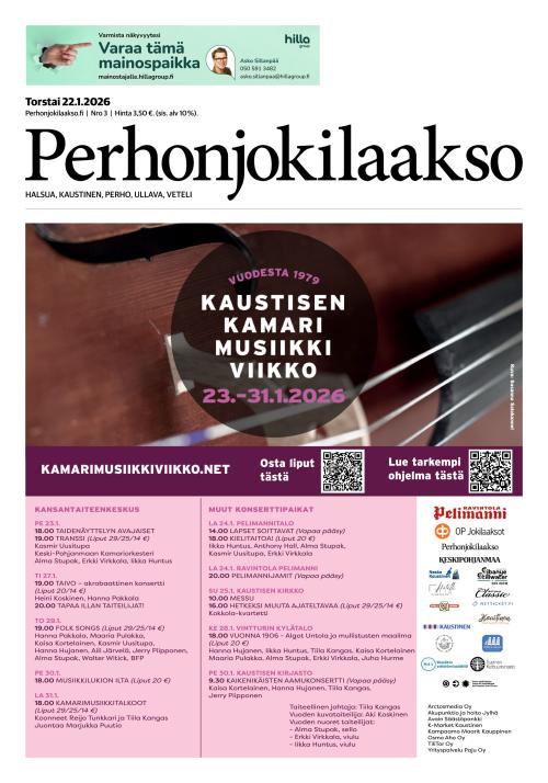Perhonjokilaakso 22.1.2026