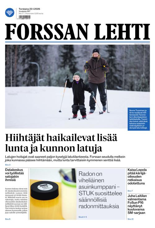 Forssan Lehti 22.1.2026
