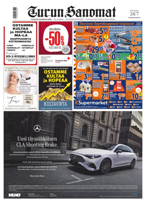 Turun Sanomat 22.1.2026