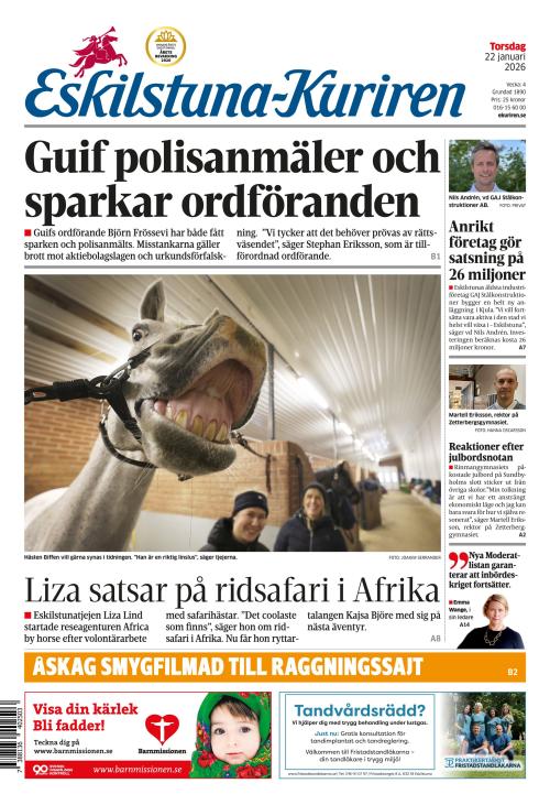 Eskilstuna-Kuriren 22.1.2026