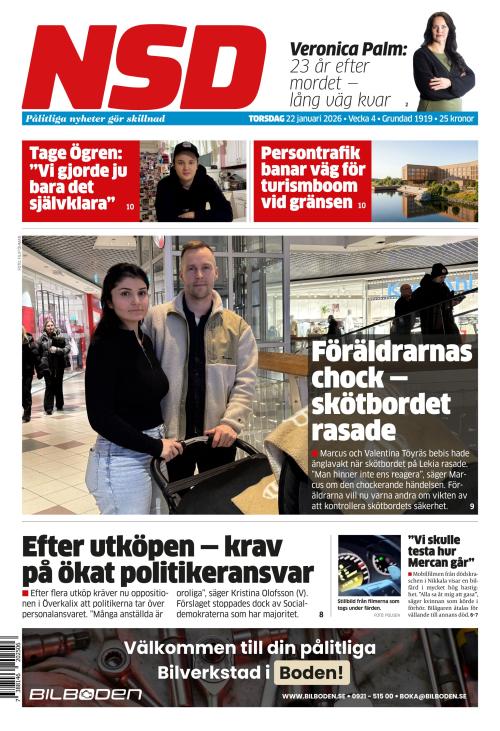 Norrländska Socialdemokraten 22.1.2026