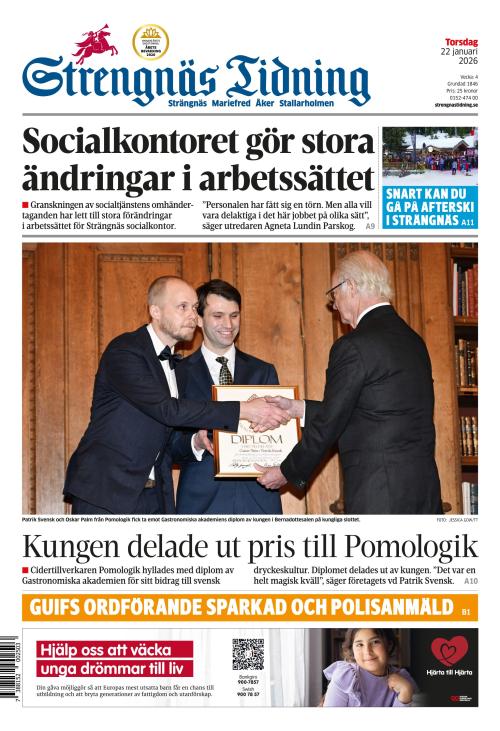Strengnäs Tidning 22.1.2026