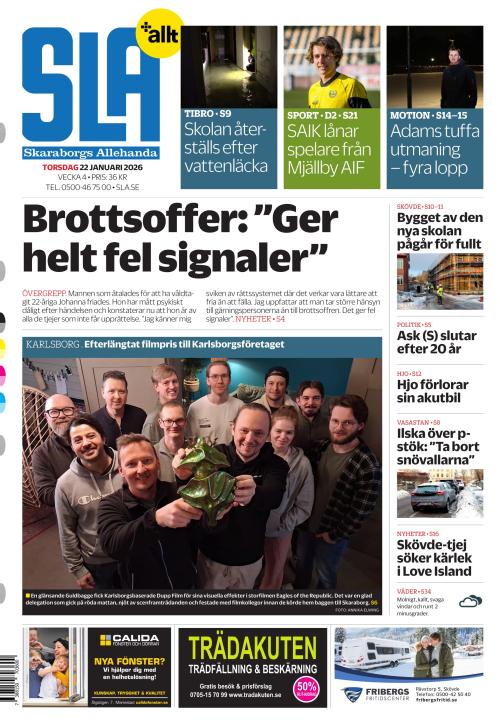 Skaraborgs Allehanda 22.1.2026