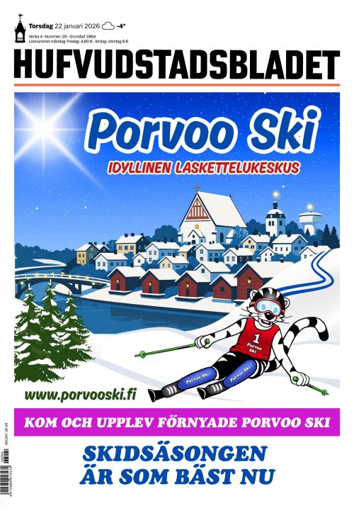 Hufvudstadsbladet 22.1.2026