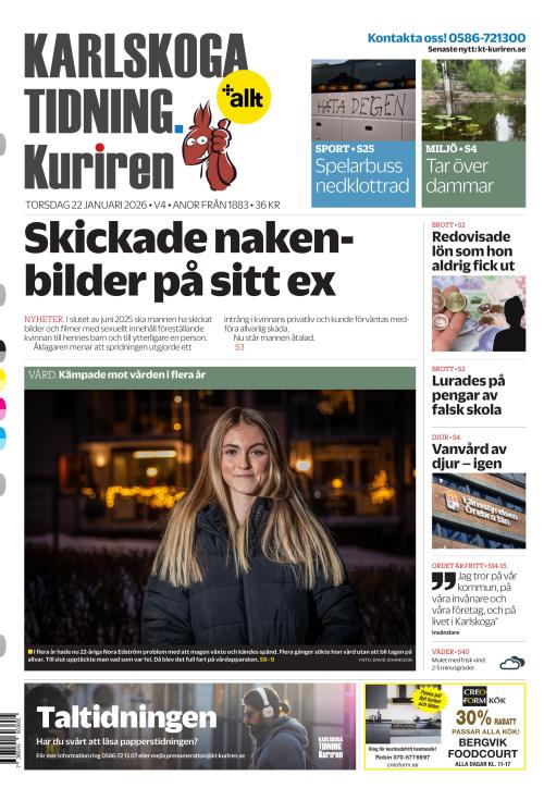Karlskoga Tidning-Kuriren 22.1.2026
