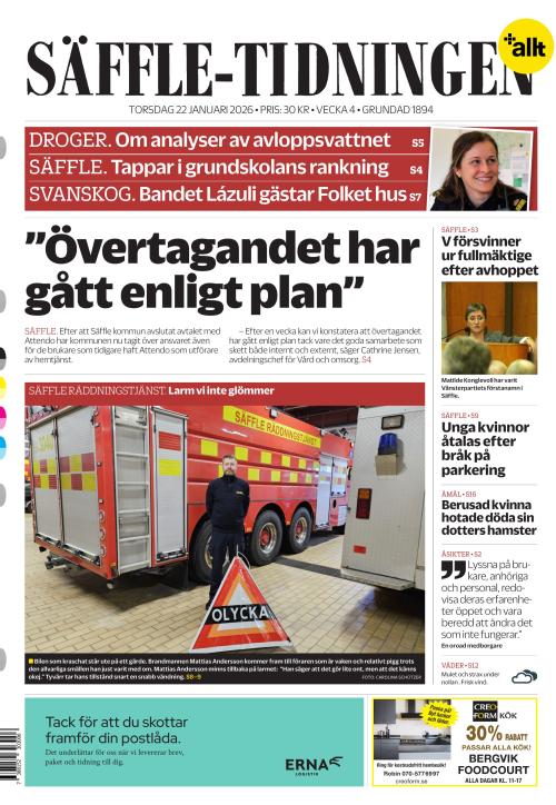 Säffle-Tidningen 22.1.2026