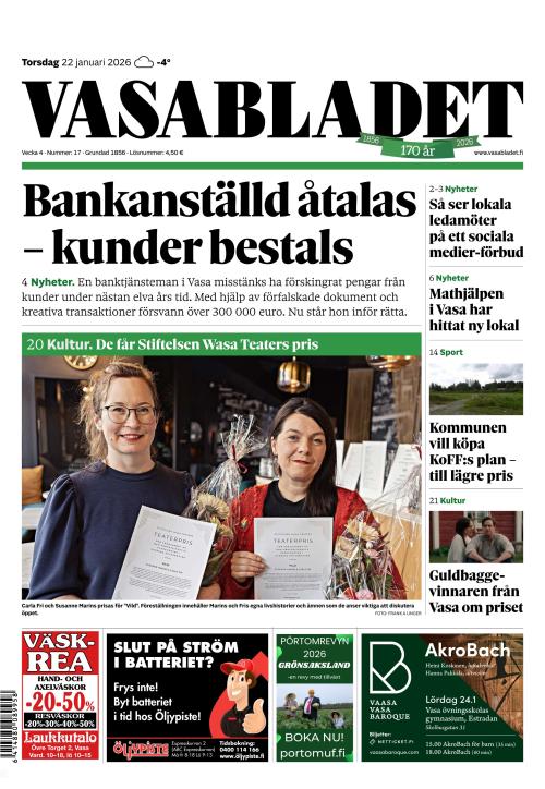 Vasabladet 22.1.2026