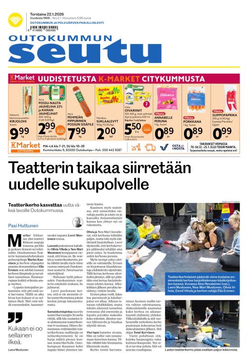 Outokummun Seutu 22.1.2026