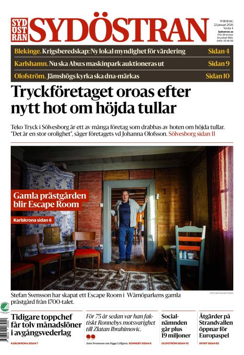 Sydöstran 22.1.2026
