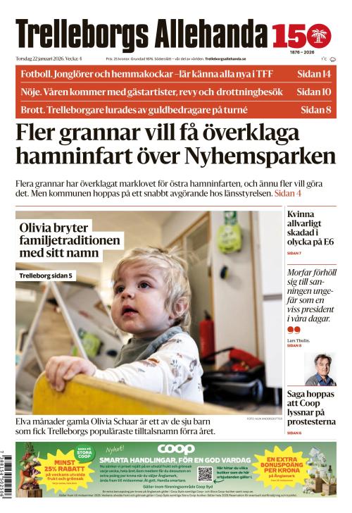 Trelleborgs Allehanda 22.1.2026