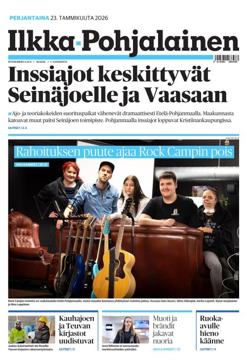 Ilkka-Pohjalainen 23.1.2026