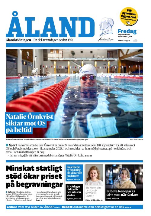 Ålandstidningen 23.1.2026