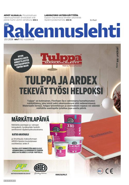 Rakennuslehti 1/2026