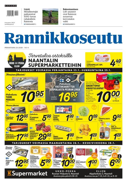 Rannikkoseutu 23.1.2026