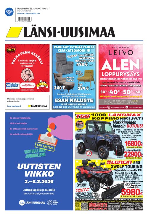 Länsi-Uusimaa 23.1.2026