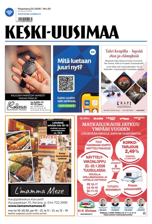 Keski-Uusimaa 23.1.2026
