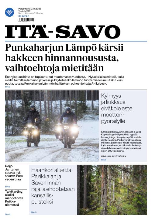 Itä-Savo 23.1.2026