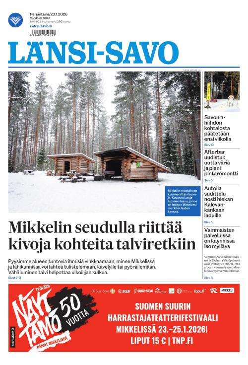 Länsi-Savo 23.1.2026