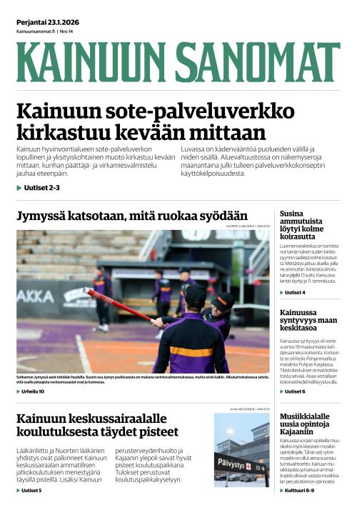 Kainuun Sanomat 23.1.2026