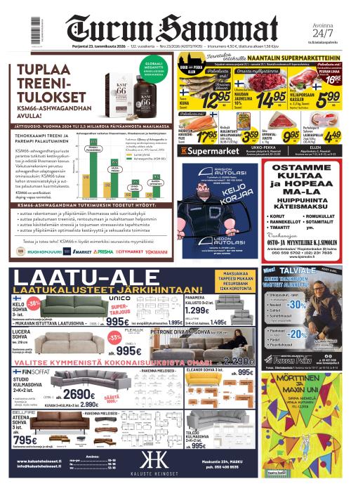 Turun Sanomat 23.1.2026