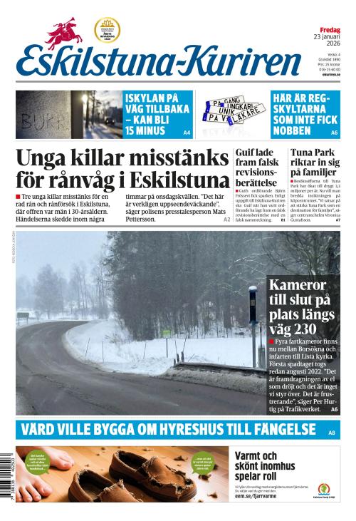 Eskilstuna-Kuriren 23.1.2026