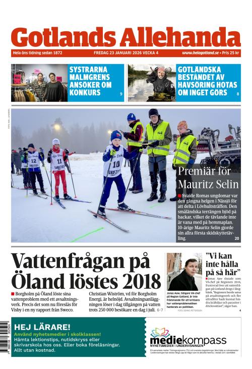 Gotlands Allehanda 23.1.2026