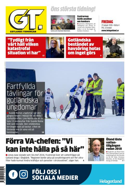 Gotlands Tidningar 23.1.2026