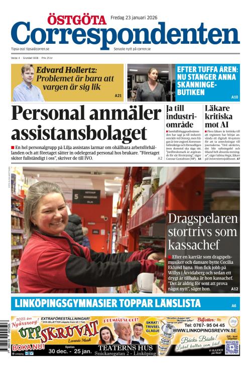 Östgöta Correspondenten 23.1.2026