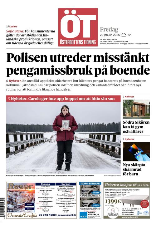 Österbottens Tidning 23.1.2026