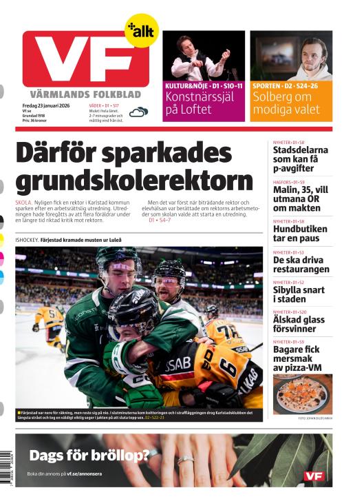 Värmlands Folkblad 23.1.2026