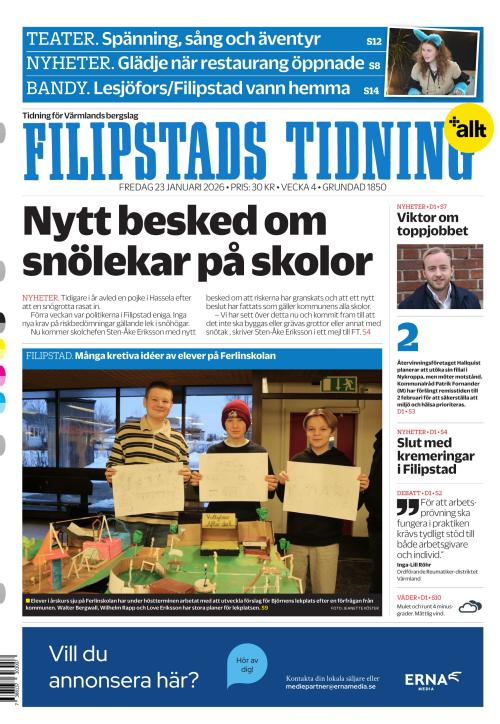 Filipstads Tidning 23.1.2026