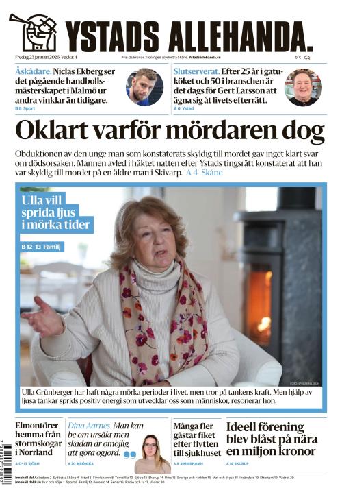 Ystads Allehanda 23.1.2026