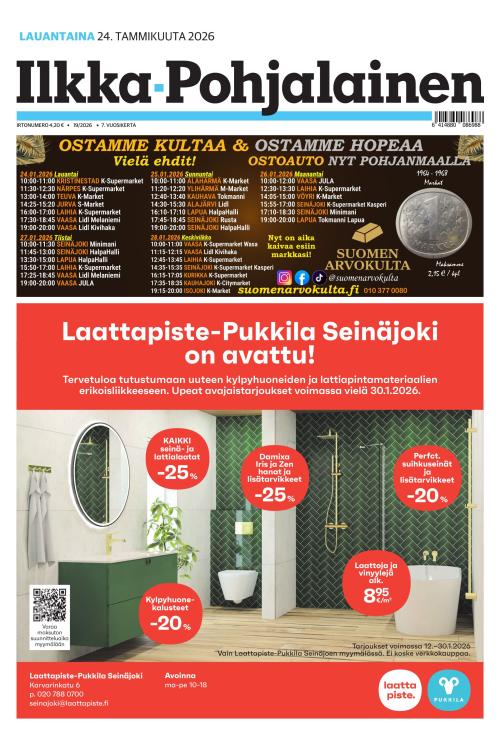 Ilkka-Pohjalainen 24.1.2026