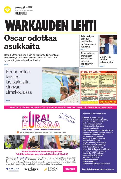 Warkauden Lehti 24.1.2026