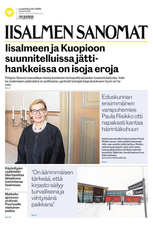 Iisalmen Sanomat 24.1.2026