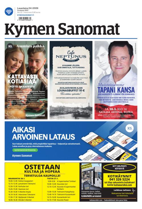 Kymen Sanomat 24.1.2026