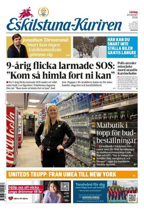 Eskilstuna-Kuriren 24.1.2026