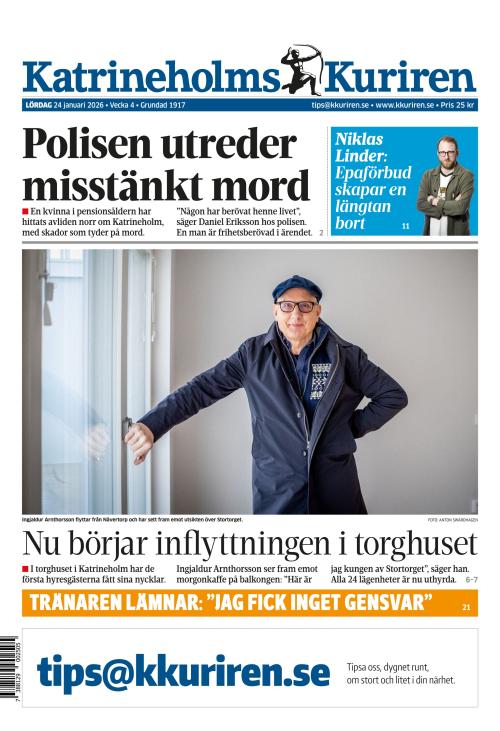 Katrineholms-Kuriren 24.1.2026