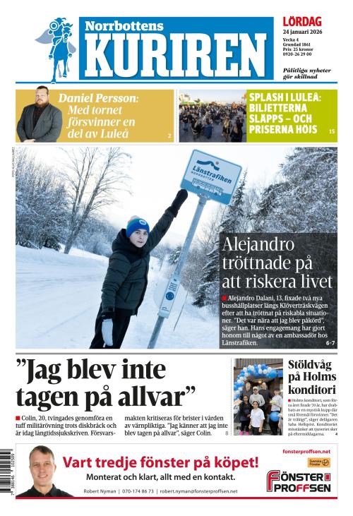 Norrbottens-kuriren 24.1.2026