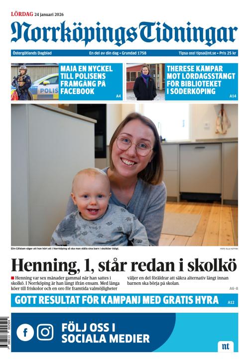 Norrköpings Tidningar 24.1.2026