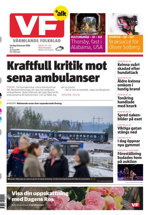 Värmlands Folkblad 24.1.2026