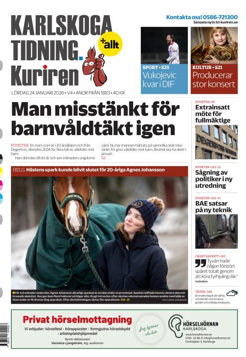 Karlskoga Tidning-Kuriren 24.1.2026