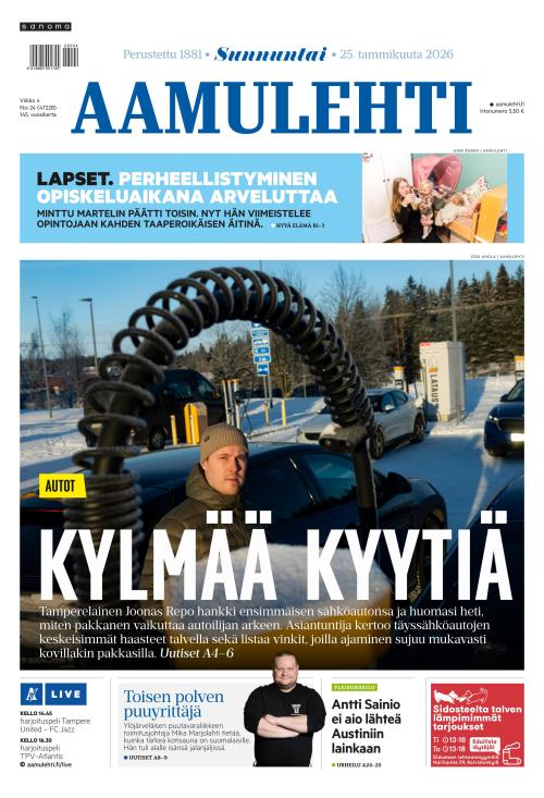 Aamulehti 25.1.2026