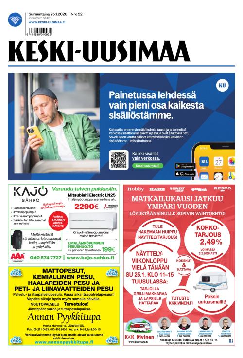 Keski-Uusimaa 25.1.2026