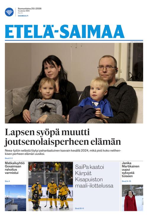 Etelä-Saimaa 25.1.2026